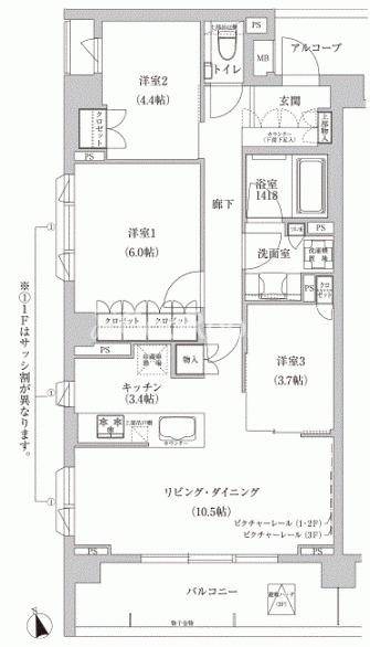 3LDK