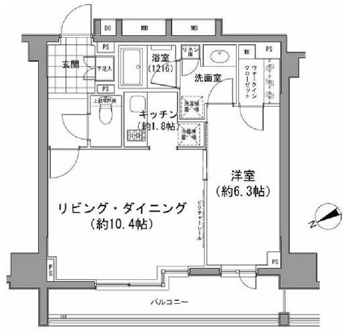 1LDK