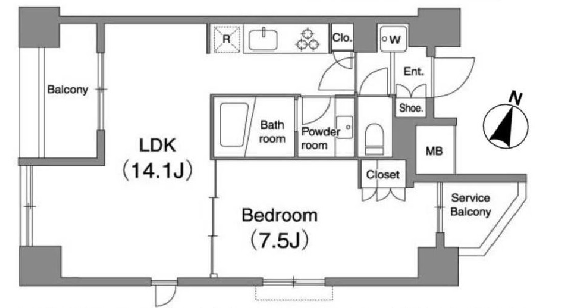 1LDK