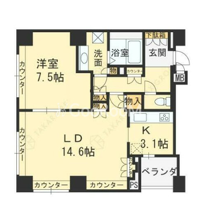 1LDK