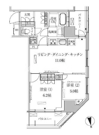 2LDK