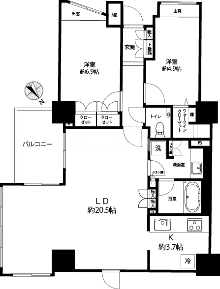 2LDK
