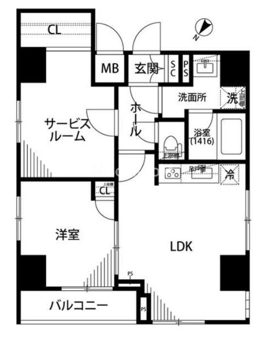 1SLDK