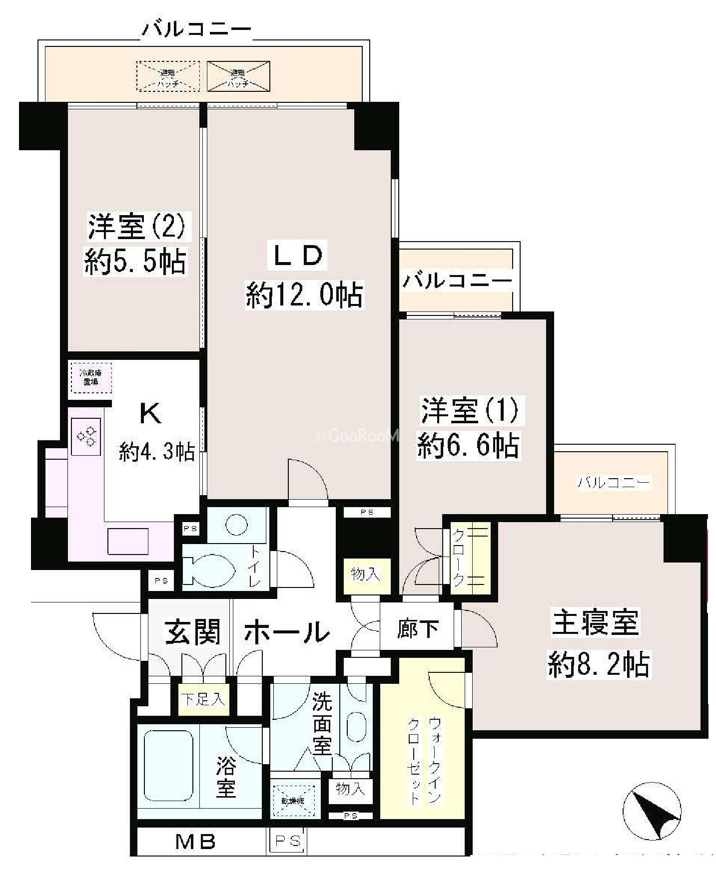 3LDK