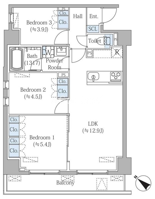 3LDK