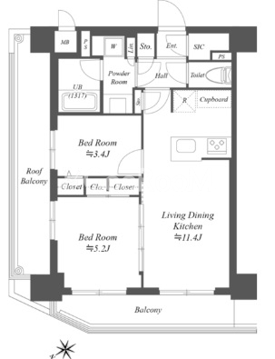 2LDK