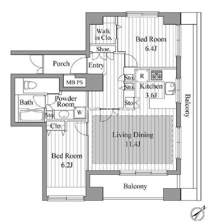 2LDK