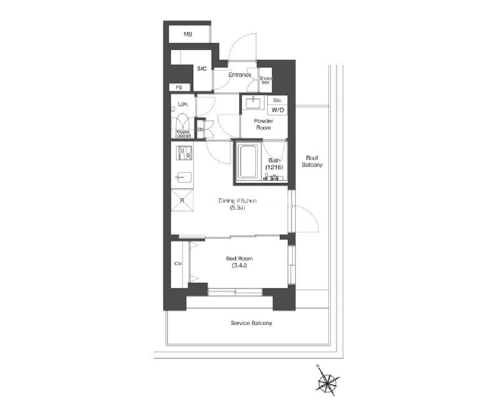 1DK