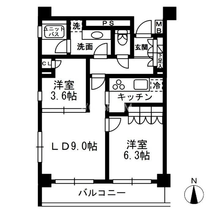 2LDK