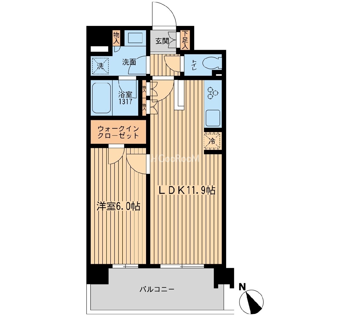 1LDK