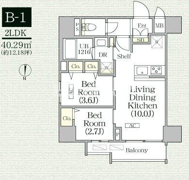 2LDK