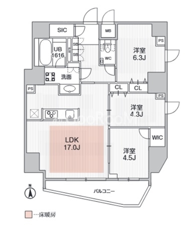 3LDK