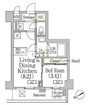 1LDK