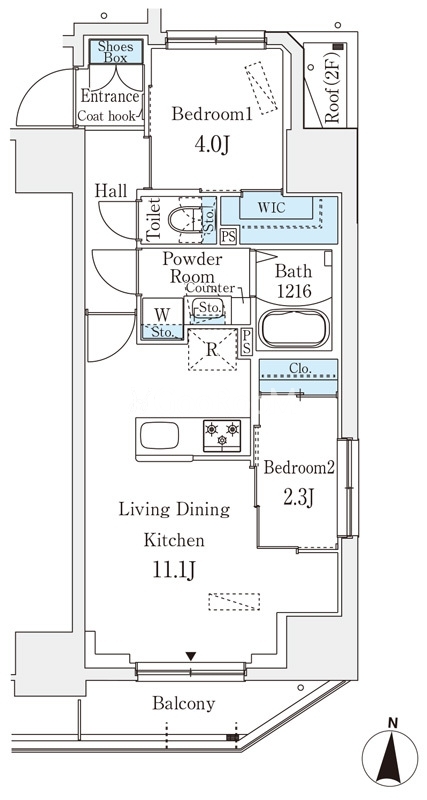 2LDK
