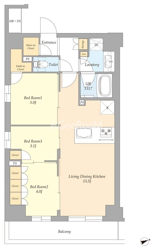 3LDK