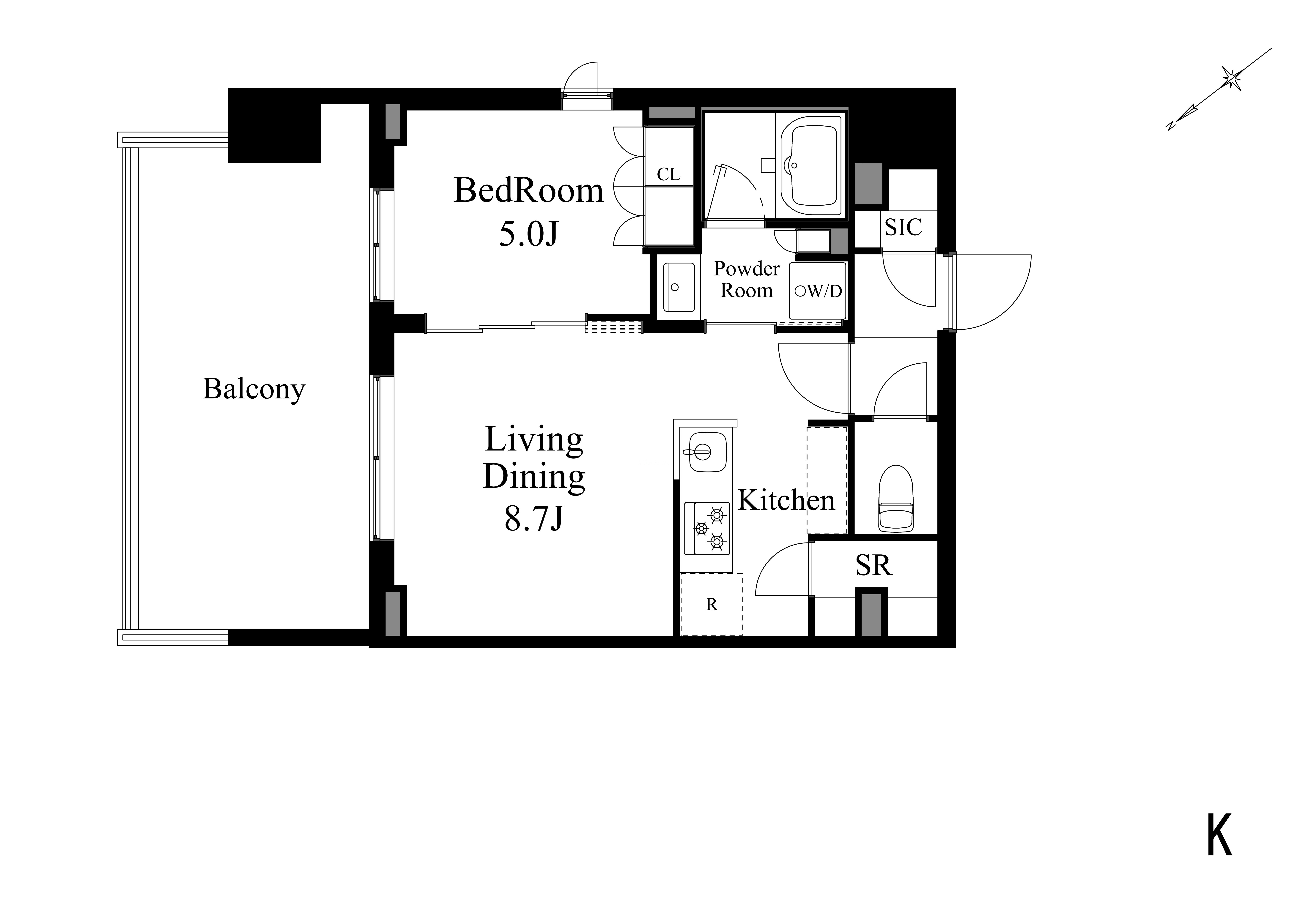 1LDK