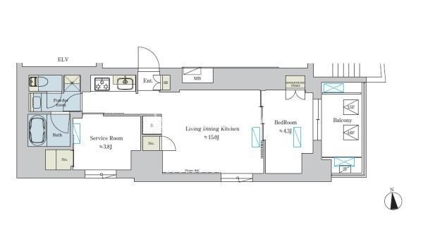 1SLDK