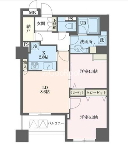 2LDK
