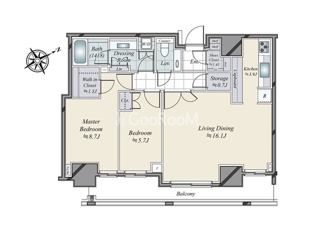 2LDK