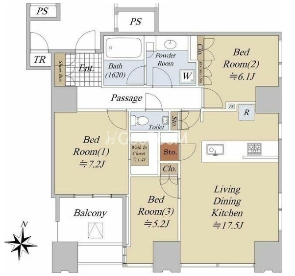 1LDK