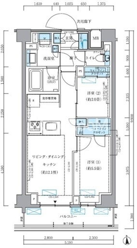 2LDK