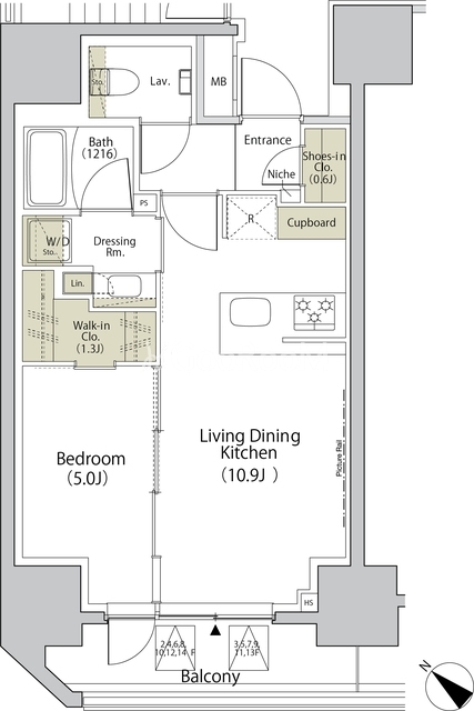 1LDK