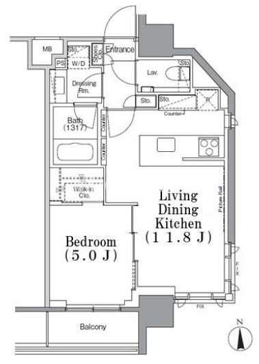1LDK