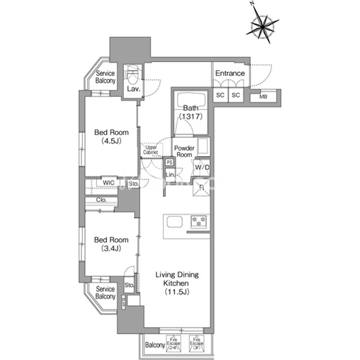 2LDK