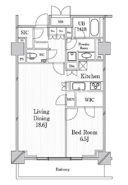 1LDK