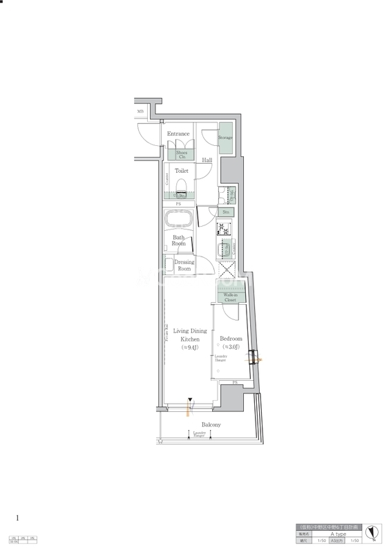 1LDK