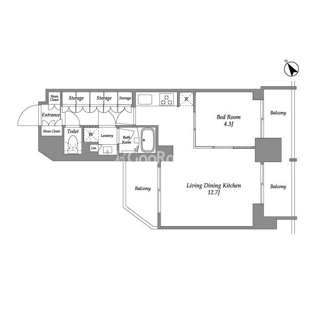 1LDK