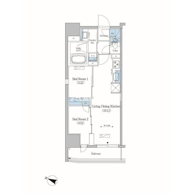 2LDK