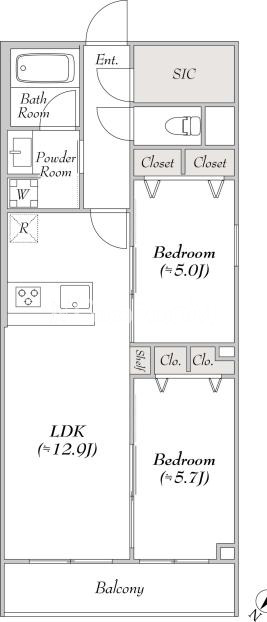 2LDK