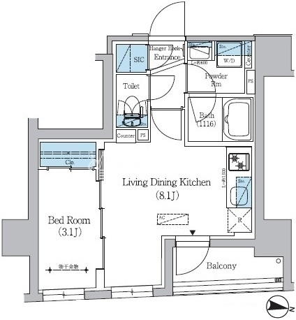 1LDK