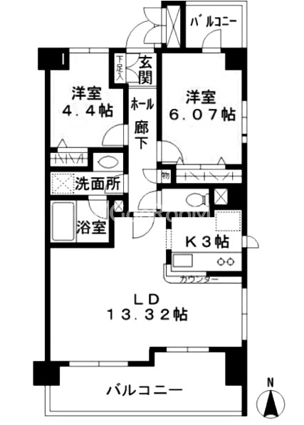 2LDK