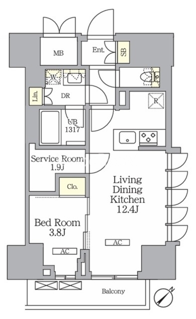 1SLDK