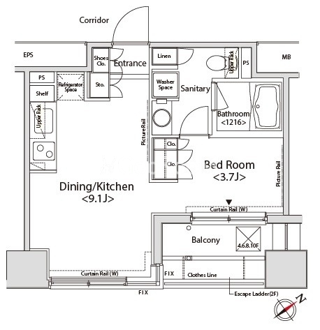 1LDK