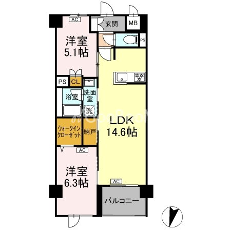 2LDK